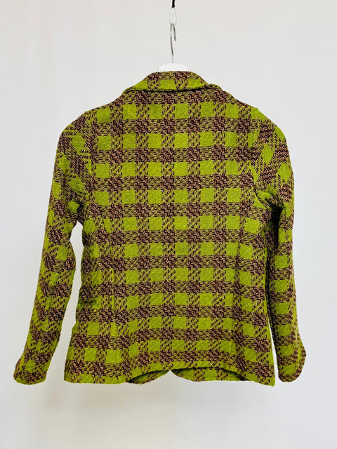 Blazer in tessuto pied-de-poule strutturato SixStop