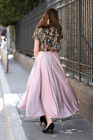 Blouse - Iris Floreale Melania Fumiko