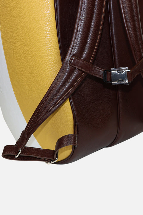 Classic Backpack Tennis Bag - Art. Biancogiallotestamoro Terrida