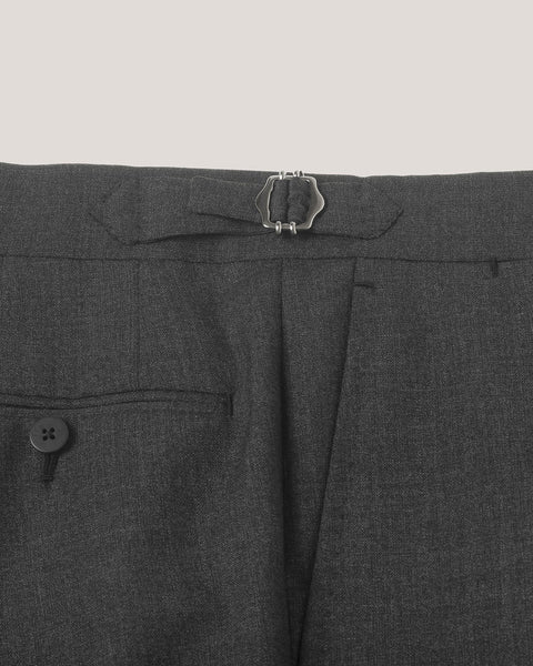 Trousers - 2PLY Charcoal Pommella Napoli
