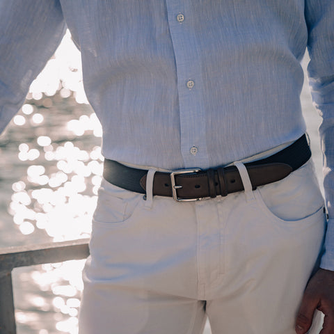 Belt - Super basic blue Armeria Meschieri