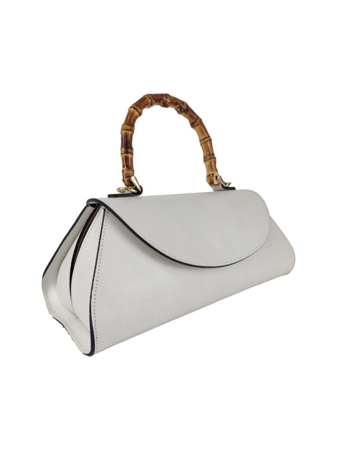 Bag with bamboo handle Florence Leather