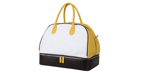 Classic Sport Bag - Art. Biancogiallotestadimoro Terrida