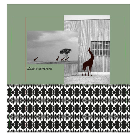 Shopping Bag - Print Green 959NINEFIVENINE