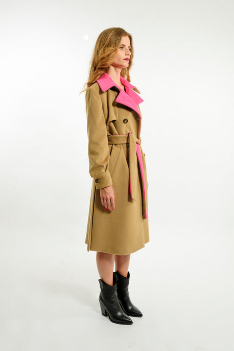 Coat - Double-Breasted Coat Silvia Serafini