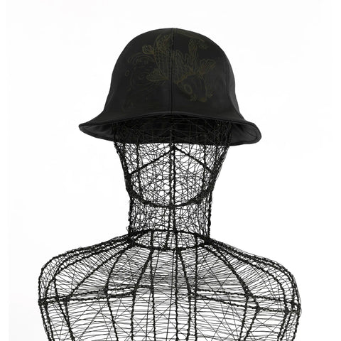 Hat - Nappa Leather Cloche Axis