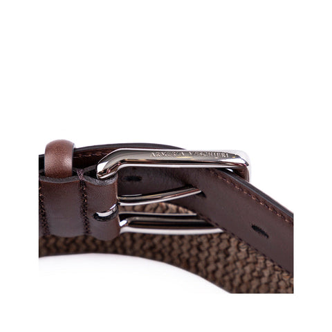 Belt - Wool & Leather brown Armeria Meschieri