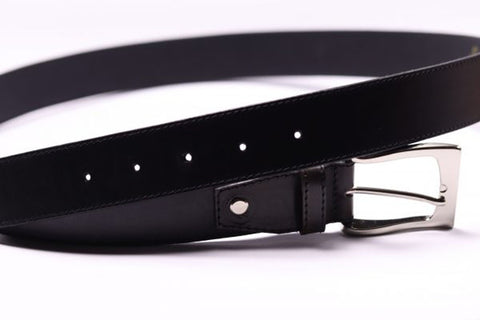 Belt - Art. Cuoio Nero Cucito Stefano Reda