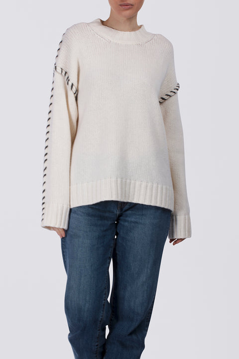 Crew-neck sweater - S220-2200 Teodori