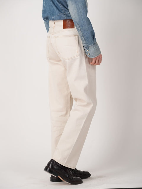 Jeans 5 Pocket Selvedge Ecrù Gorza Heritage