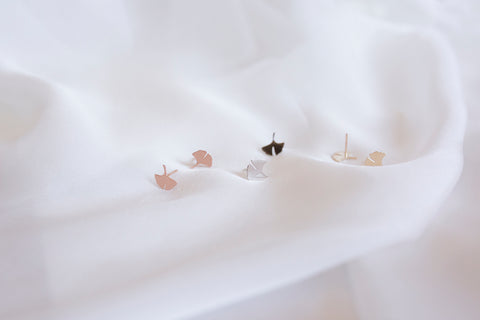 Earrings - Art. Ginkgo 18kt Melania Fumiko