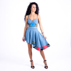 Top - Denim Silvia Serafini
