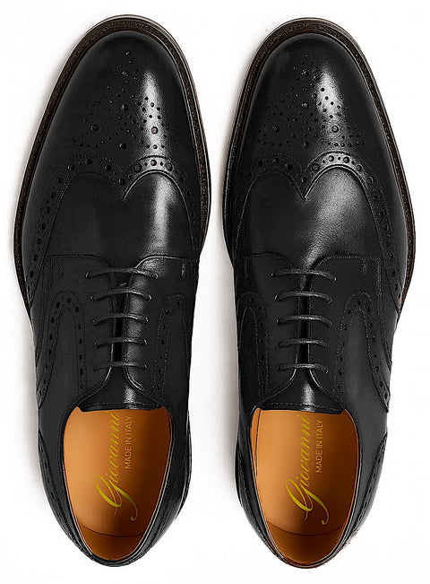 Brushed derby brogue shoes Potenza