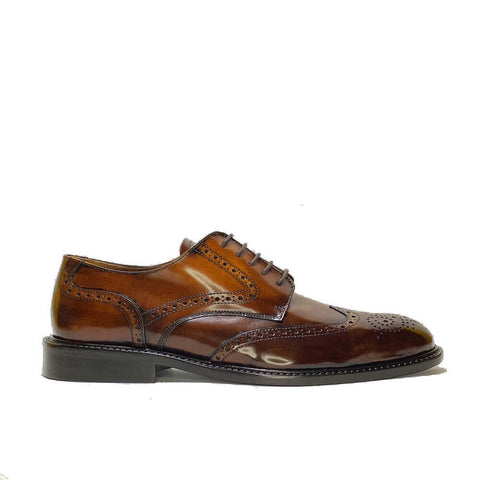Brushed derby brogue shoes Potenza