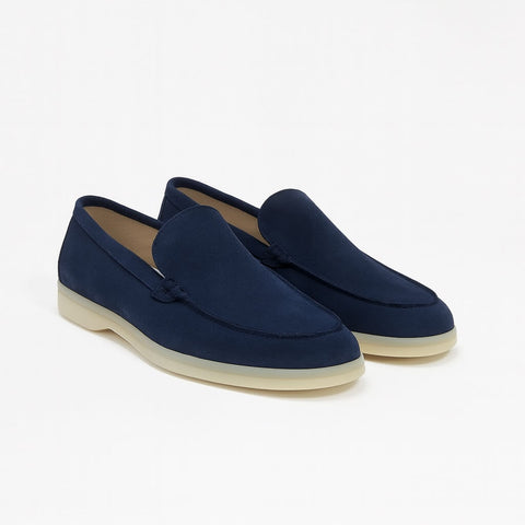 Unstructured suede loafer Positano
