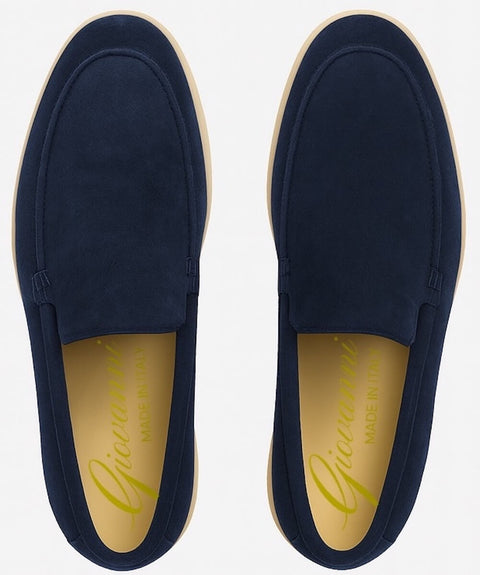 Unstructured suede loafer Positano