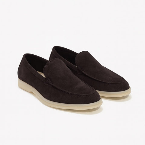 Unstructured suede loafer Positano