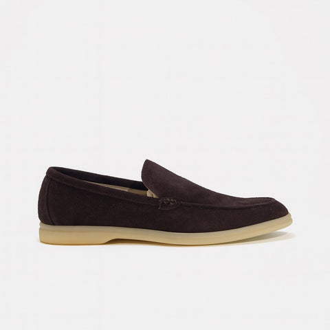 Unstructured suede loafer Positano