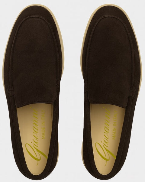 Unstructured suede loafer Positano