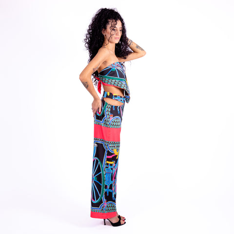 Trousers - Print Silvia Serafini
