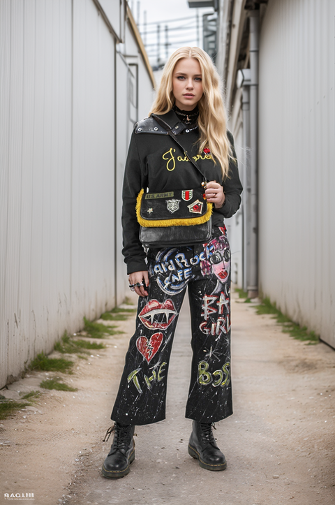 Messenger Bag In Genuine Military Leather With Emblems And Rhinestone Apiedinudinelparco