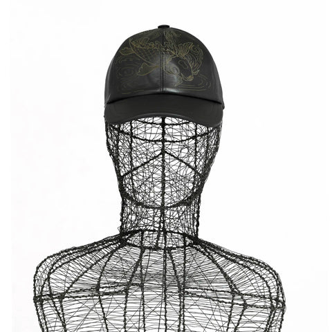 Hat - Nappa Leather Baseball Axis