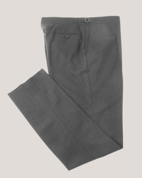 Trousers - 2PLY Mid Gray Pommella Napoli