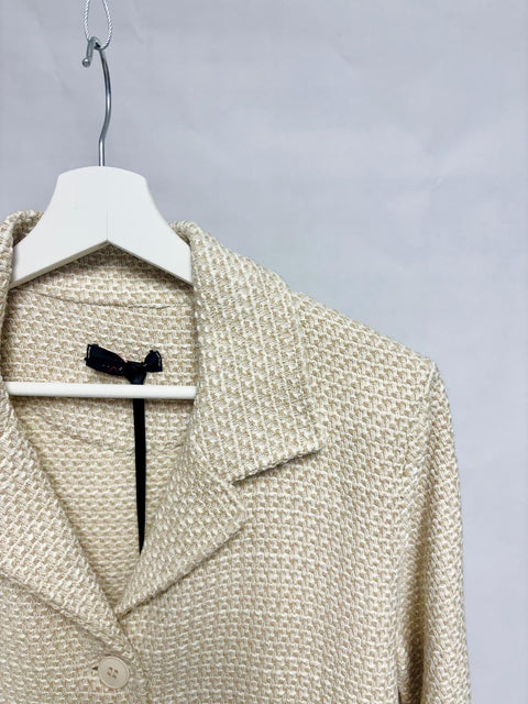 Elegant structured fabric jacket SixStop