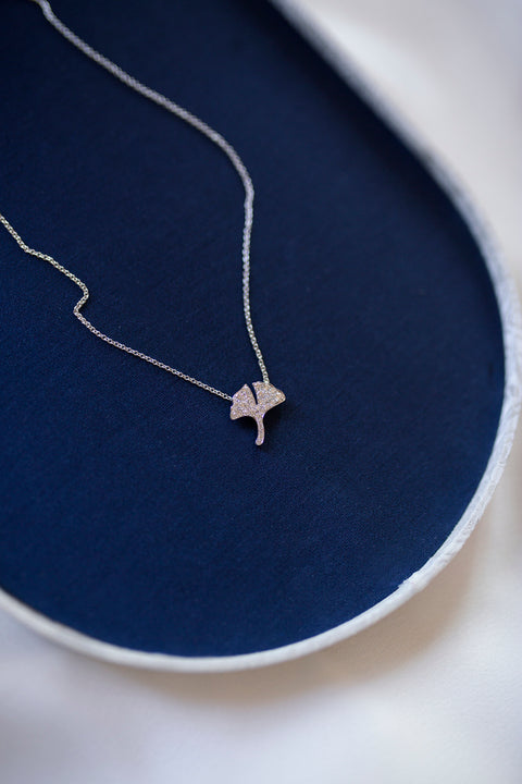 Necklace - Art. Ginkgo Brillanti Melania Fumiko