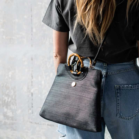 Bag - Trullo Small Black Bonfanti