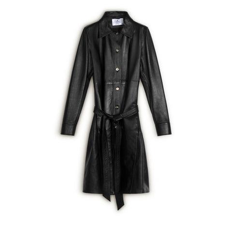 Leather jacket - Long Jacket Arpel