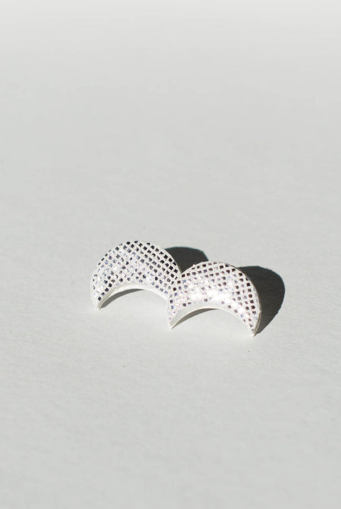 Earrings - Moon Leather Lidia Mallia