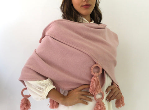 Scarves - Triangular Corallo Sartoria