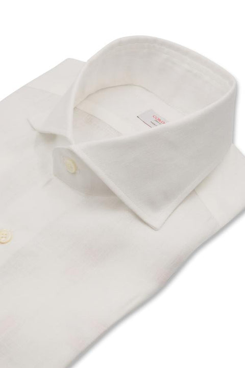 White Linen Shirt Cordone 1956