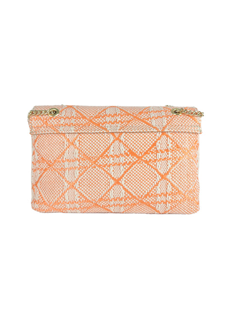 Raffia crossbody bag Florence Leather