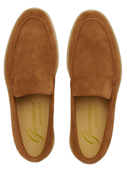 Unstructured suede loafer Positano