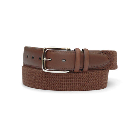 Belt - Wool & Leather brown Armeria Meschieri