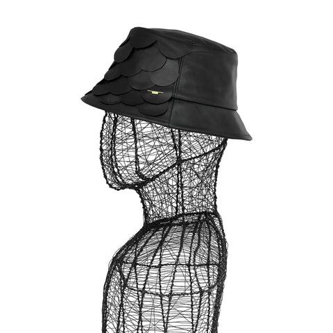 Hat - Nappa Leather Bucket Axis