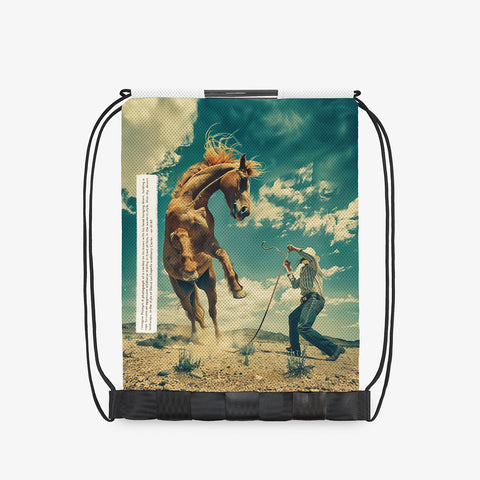 Drawstring Backpack 3D mesh 959NINEFIVENINE