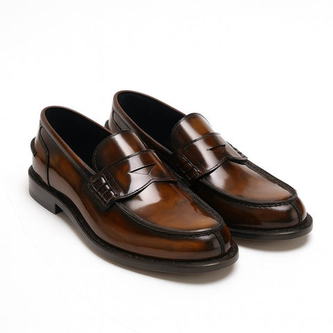 Brushed penny loafers Tolentino