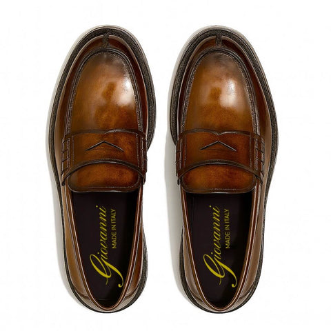 Brushed penny loafers Tolentino