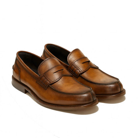 Brushed penny loafers Tolentino
