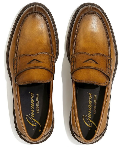 Brushed penny loafers Tolentino
