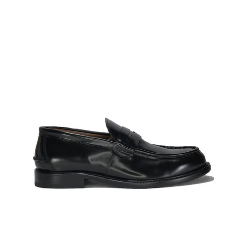 Penny loafers in polished skin