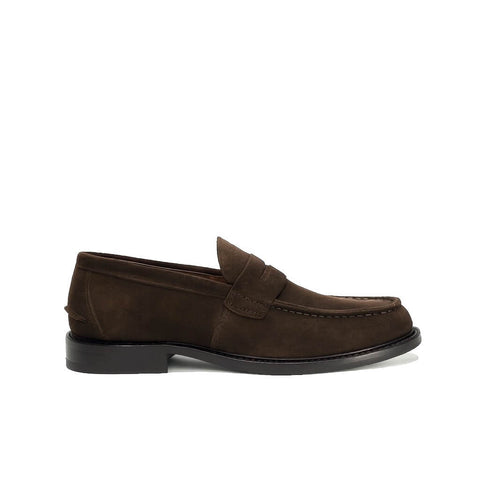 Penny loafers in polished skin