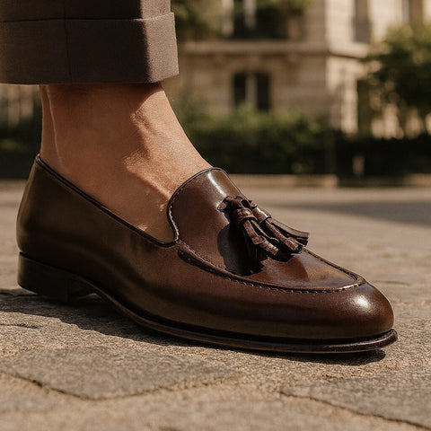 Tassel loafer in calfskin Perugia