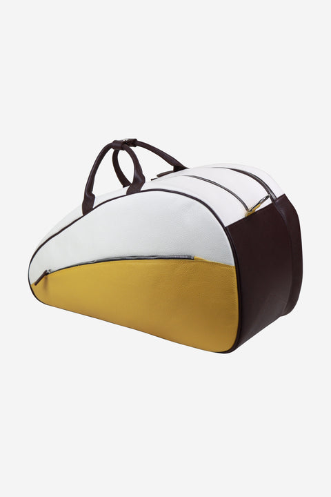 Wide Padel Bag - Art. Biancogiallotestamoro Terrida