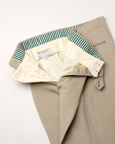 Trousers - Heavy Cotton Stone Pommella Napoli