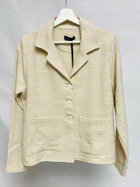 Elegant structured fabric jacket SixStop