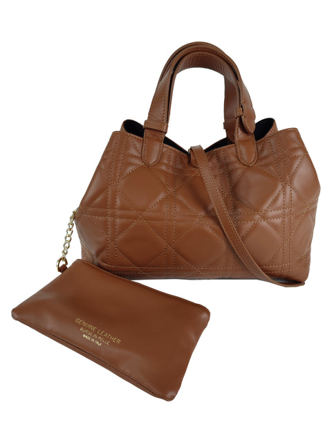 Borsa in pelle trapuntata Florence Leather